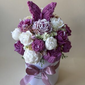 Buket od svijeća - Royal Amethyst Bloom