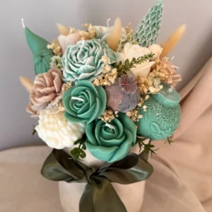 buket 11 zeleno pastelni
