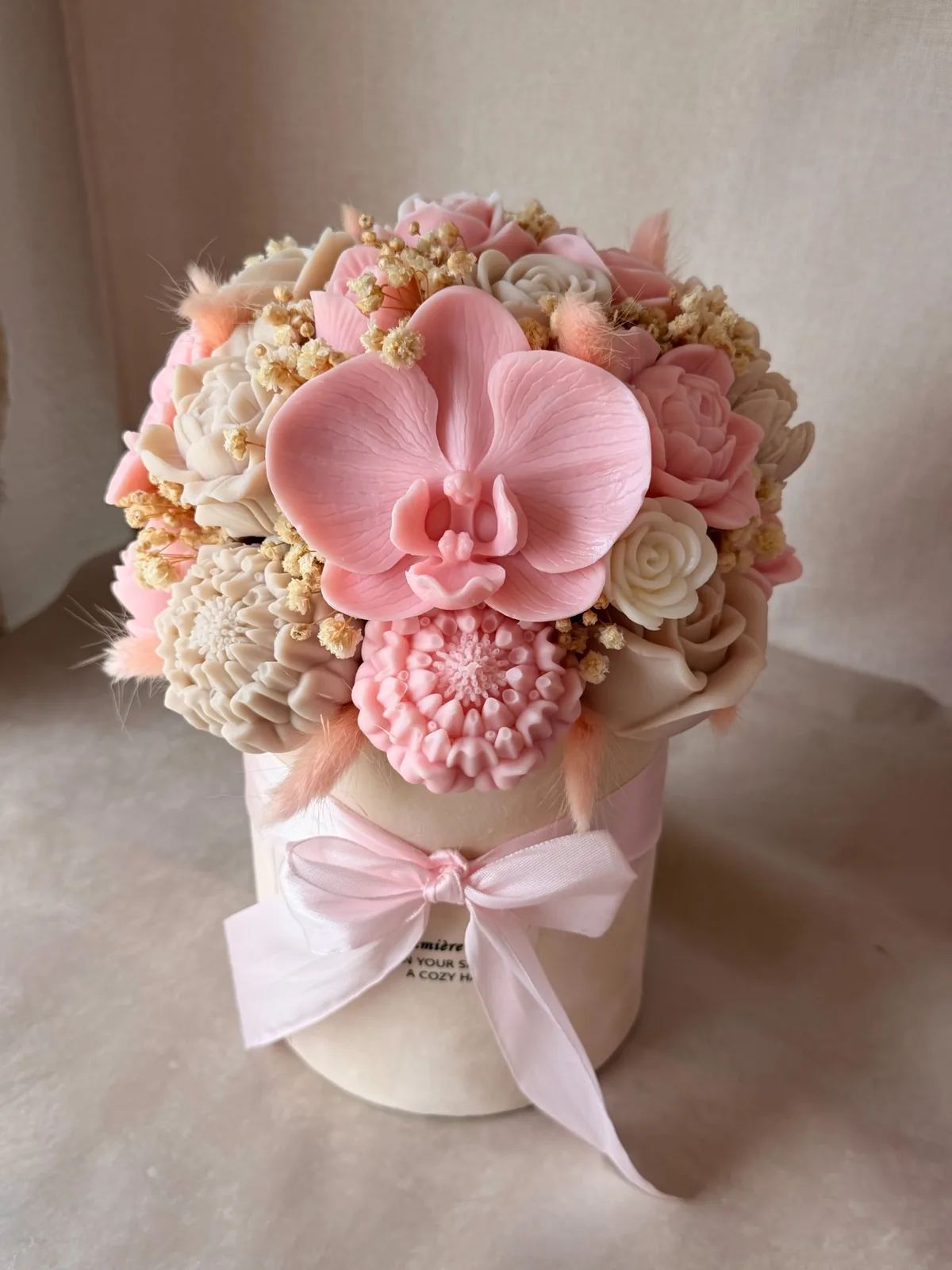 Buket od svijeća – Pink Orchid Romance 1 buket od svijeca pink orchid romance