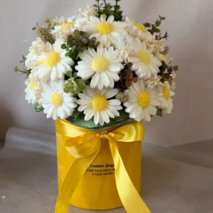 buket od svijeca white daisy